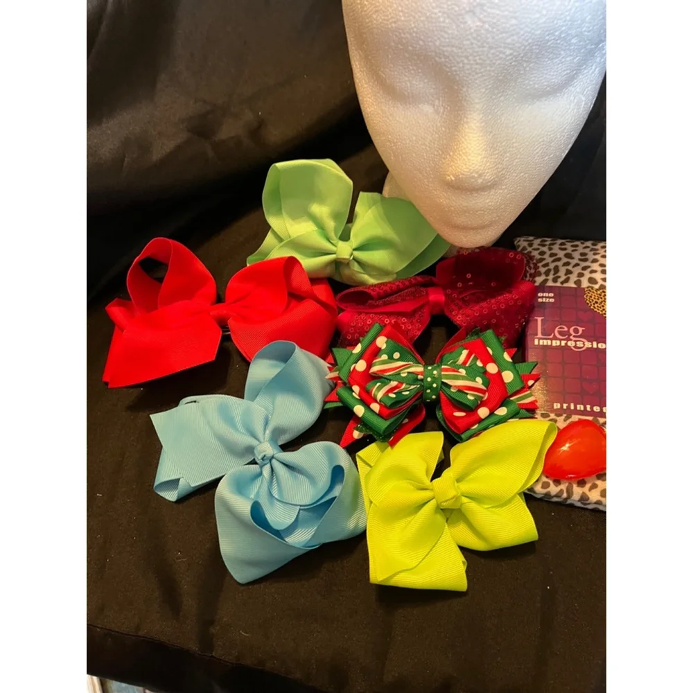 GIRL’S~TIGHTS/BOWS/GLOVES=9 BUNDLE